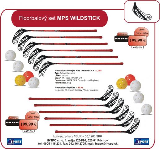 Florbalov� set MPS WILDSTICK new